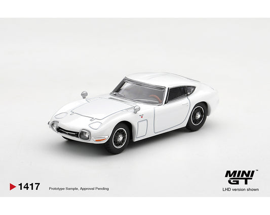 Mini GT 1:64 Toyota 2000GT Pegasus White – Limited Edition
