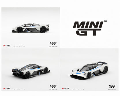 (Preorder) Mini GT 1:64 Aston Martin Valkyrie – Escaping White – Limited Edition
