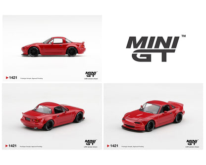 (Preorder) Mini GT 1:64 Mazda MX-5 (NA) Pandem – Classic Red – Limited Edition