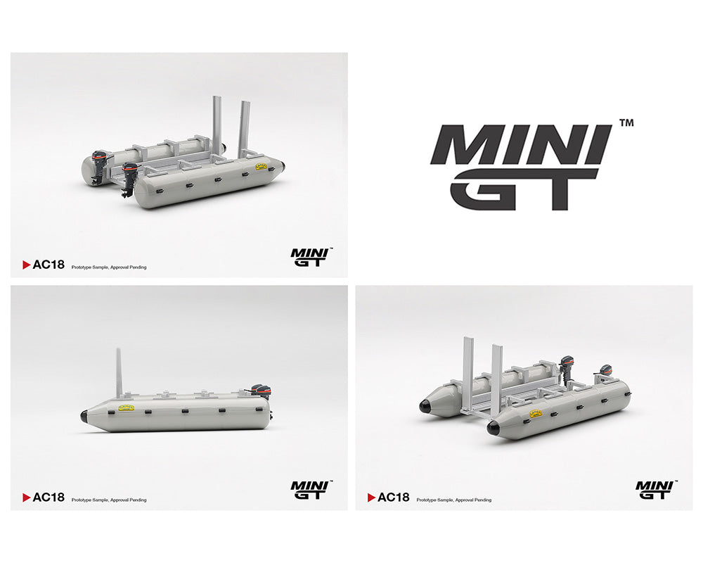 Mini GT 1:64 Camel Trophy Pontoon Raft