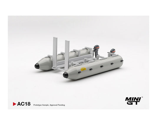 Mini GT 1:64 Camel Trophy Pontoon Raft