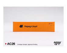 Load image into Gallery viewer, Mini GT 1:64 Dry Container 40′ “Hapag-Lloyd” Limited Edition – Full Diecast Metal