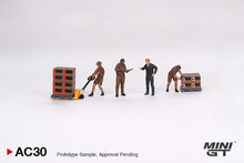 Load image into Gallery viewer, (Preorder) Mini GT 1:64 Figurine UPS Driver and workers