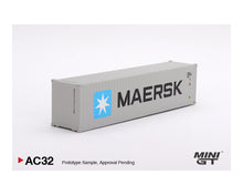 Load image into Gallery viewer, (Preorder) Mini GT 1:64 Dry Container 40′ “MAERSK” Limited Edition – Full Diecast Metal