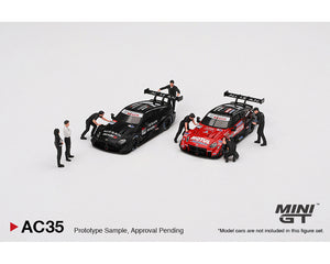 (Preorder) Mini GT 1:64 Metal Figurine Nismo Technician Team Figures Set