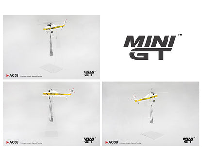 Mini GT 1:64 Sikorsky S58T Helicopter 1985 Camel Trophy