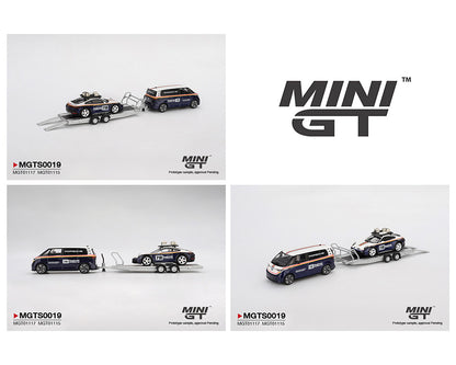 (Preorder) Mini GT 1:64 Porsche 911 Dakar #718 / Volkswagen ID. Buzz Porsche Centrum Gelderland Roughroads Set