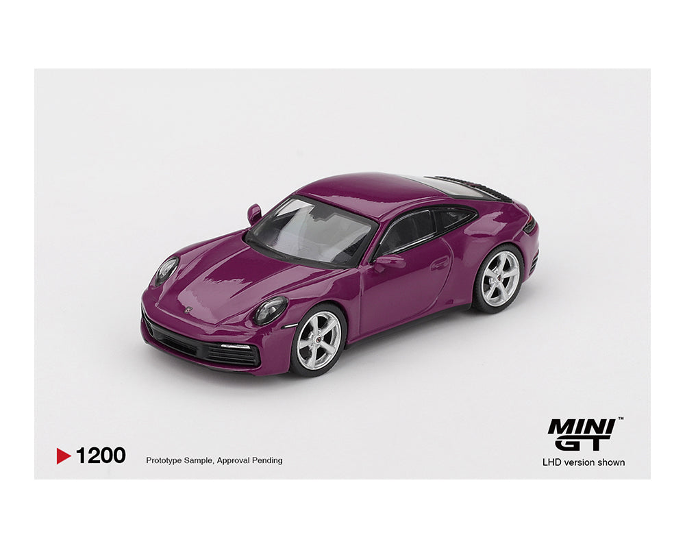 Mini GT 1:64 Porsche 911 (992.1) Rubystone Red Set of 4 – Special