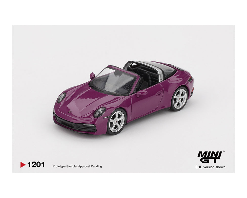 Mini GT 1:64 Porsche 911 (992.1) Rubystone Red Set of 4 – Special Edition