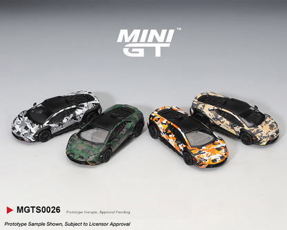 Mini GT 1:64 Lamborghini Huracán Sterrato All Terrain Set of 4 – Special Edition