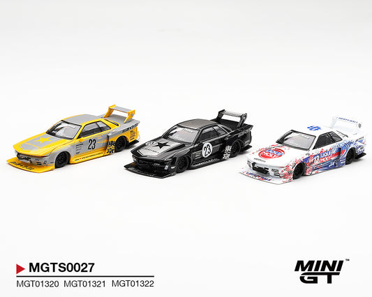 Mini GT 1:64 INOZETEK x Liberty Walk R32 Set 2026 Show Edition 3 Cars Set – Show Special Edition
