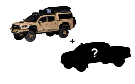 (Bundle) DiecastTalk 1/64 Toyota Tacoma Milkteacoma + Secret Car