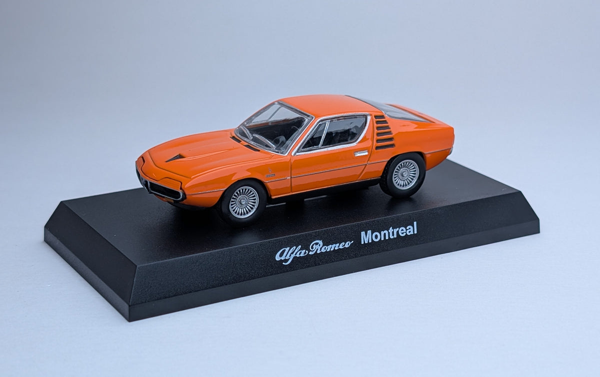 KYOSHO 1/64 Alfa Romeo Minicar Collection AlfaRomeo Montreal (Orange)