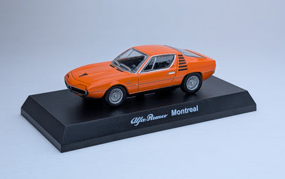 KYOSHO 1/64 Alfa Romeo Minicar Collection AlfaRomeo Montreal (Orange)