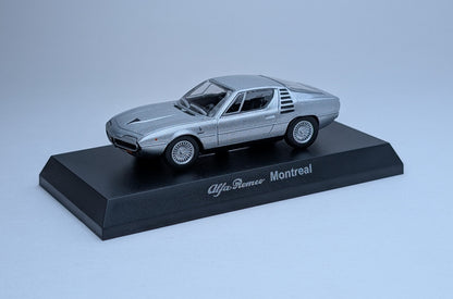 KYOSHO 1/64 Alfa Romeo Minicar Collection AlfaRomeo Montreal (Silver)
