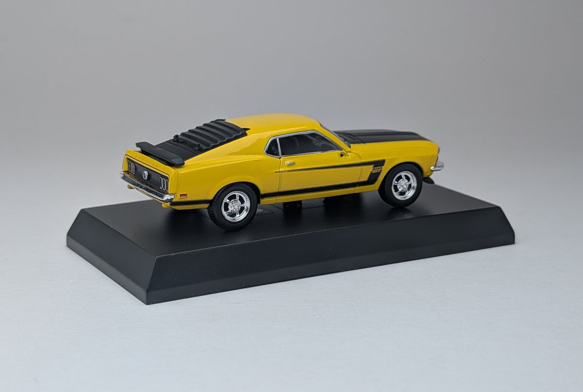 KYOSHO 1:64 USA Minicar Collection Ford Mustang BOSS 302 (Yellow and Black)