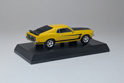 KYOSHO 1:64 USA Minicar Collection Ford Mustang BOSS 302 (Yellow and Black)