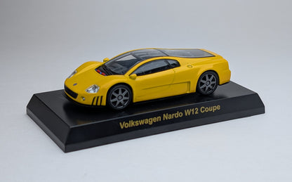 KYOSHO 1/64 Volkswagen Series MiniCar Collection Volkswagen Nardo W12 Coupe (Yellow)
