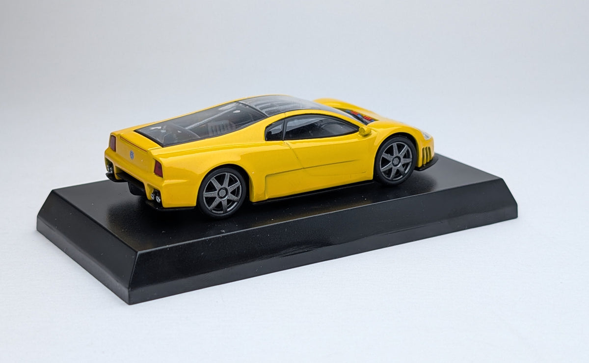 KYOSHO 1/64 Volkswagen Series MiniCar Collection Volkswagen Nardo W12 Coupe (Yellow)