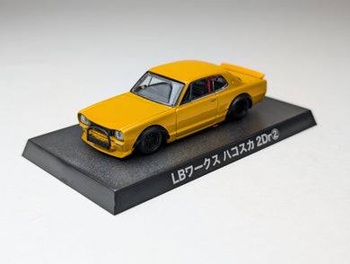 1/64 Aoshima Grachan Lb Works Nissan Skyline Gt-r Hakosuka Yellow