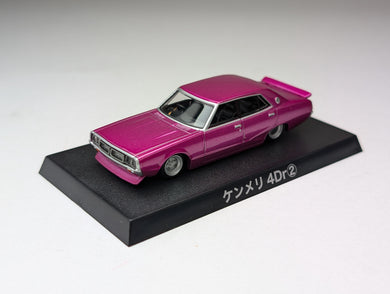 AOSHIMA GRACHAN COLLECTION 14th NISSAN KENMERI 4DR 1:64 SCALE Pink