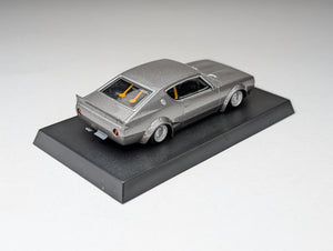 Nissan Skyline (C110) 2dr 1972 LB WORKS Kenmeri Aoshima 1/64 Silver