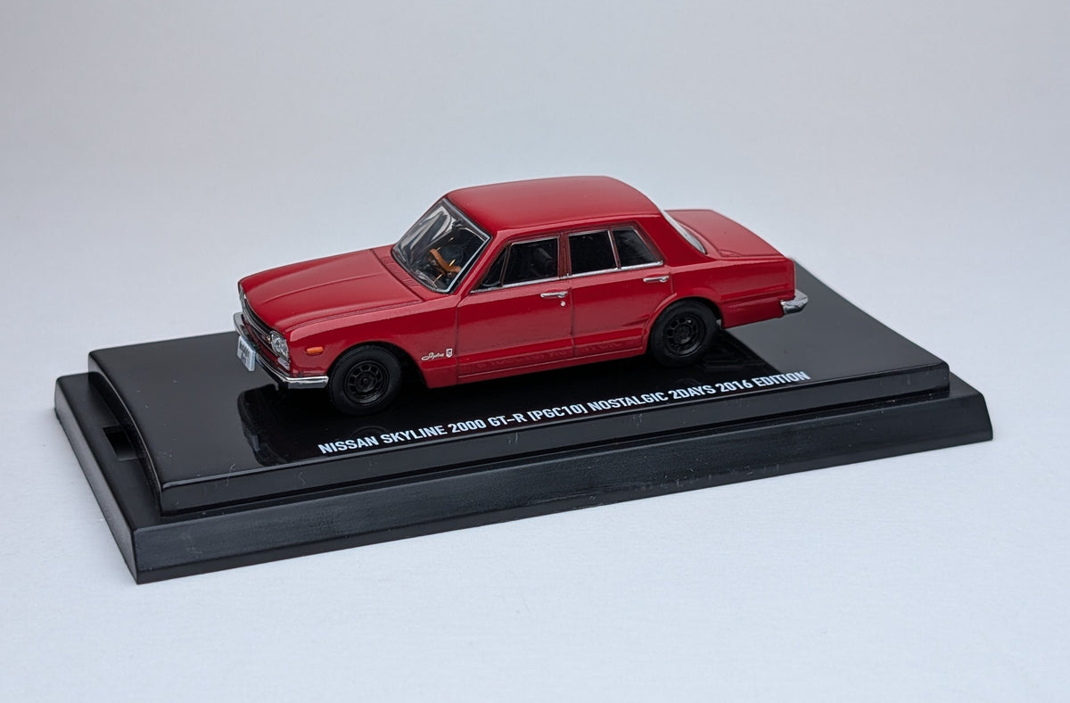 Kyosho Nostalgic Hero Collection Nissan Skyline 2000 GT-R [PGC10] Nostalgic 2Days 2016 Edition (Red)