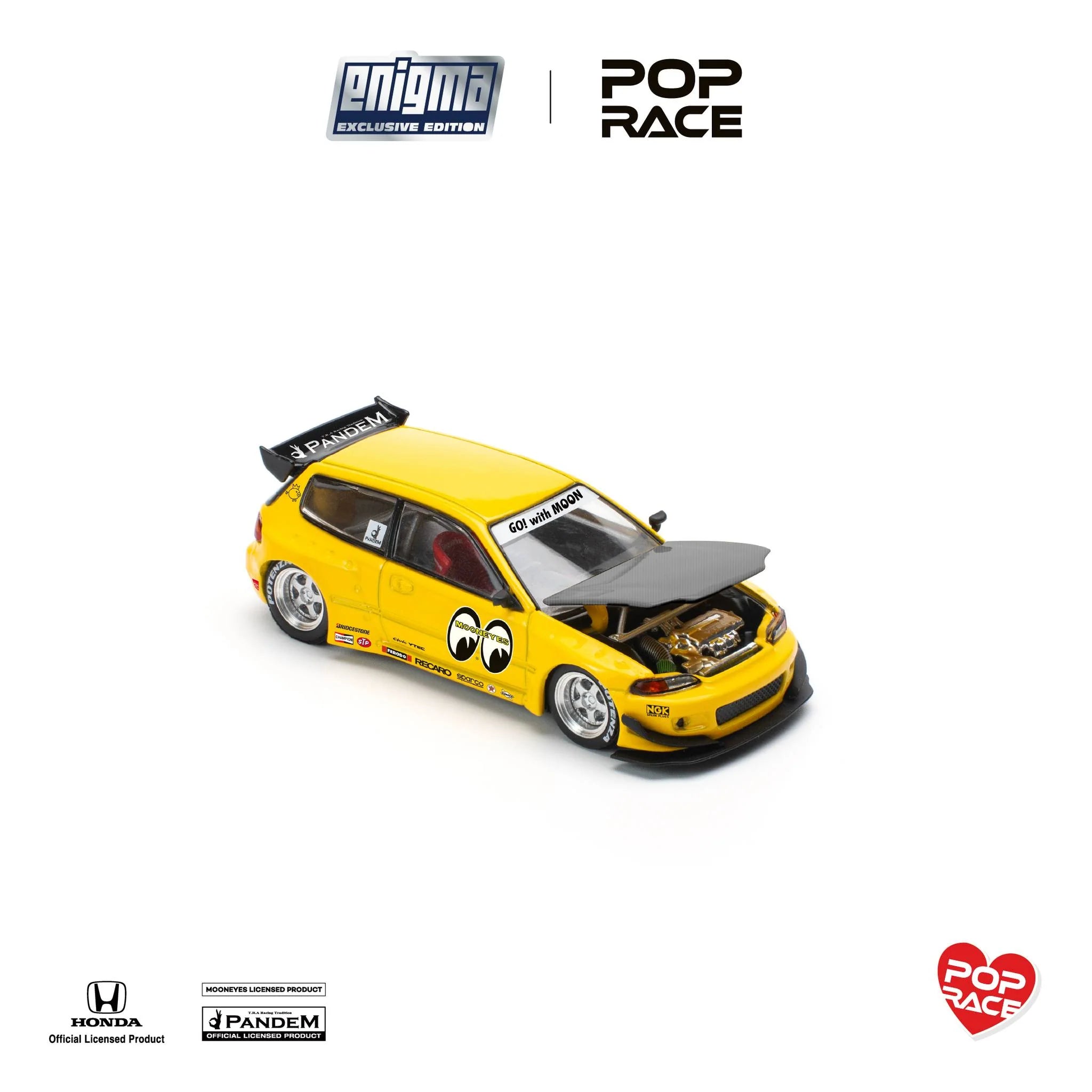 Pre Order) Poprace 1/64 Honda Pandem Civic EG6 v1.5 MOONEYES