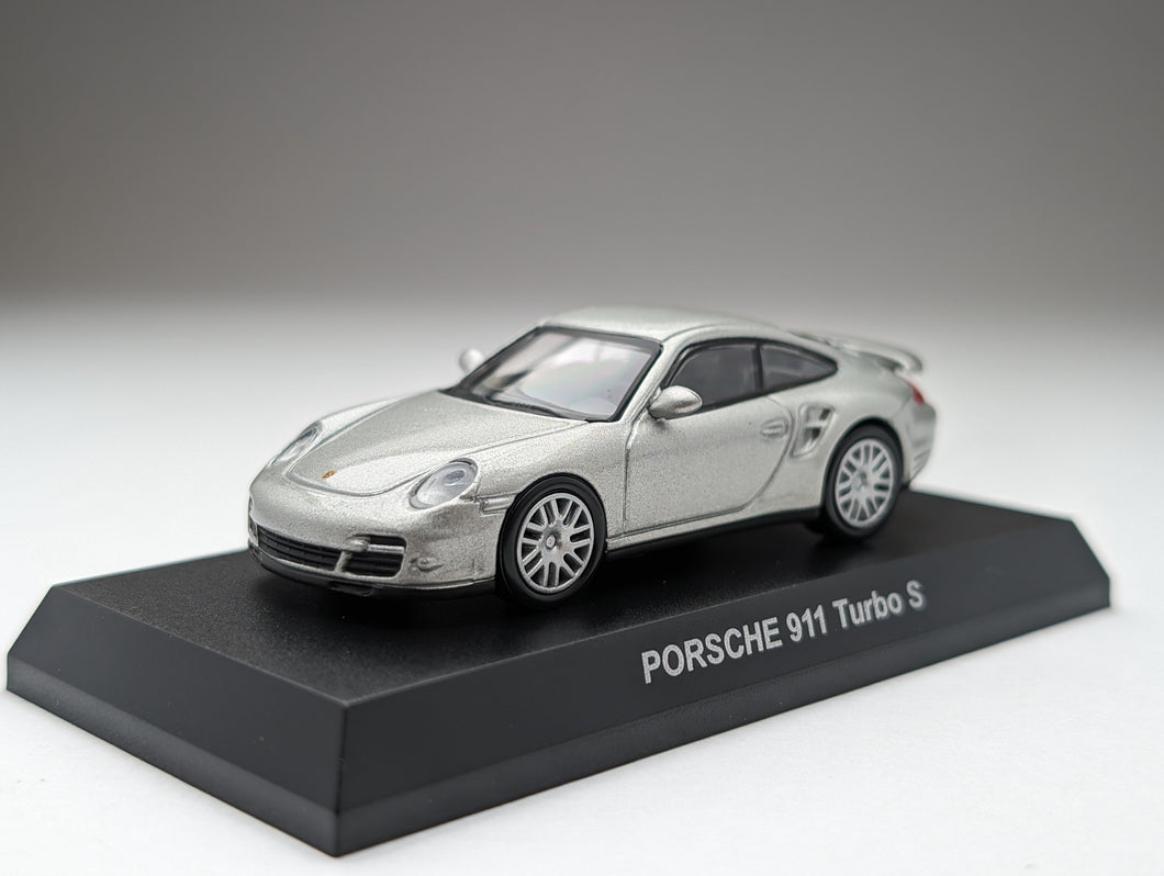 Kyosho 1:64 Porsche 911 Turbo S (997) Silver