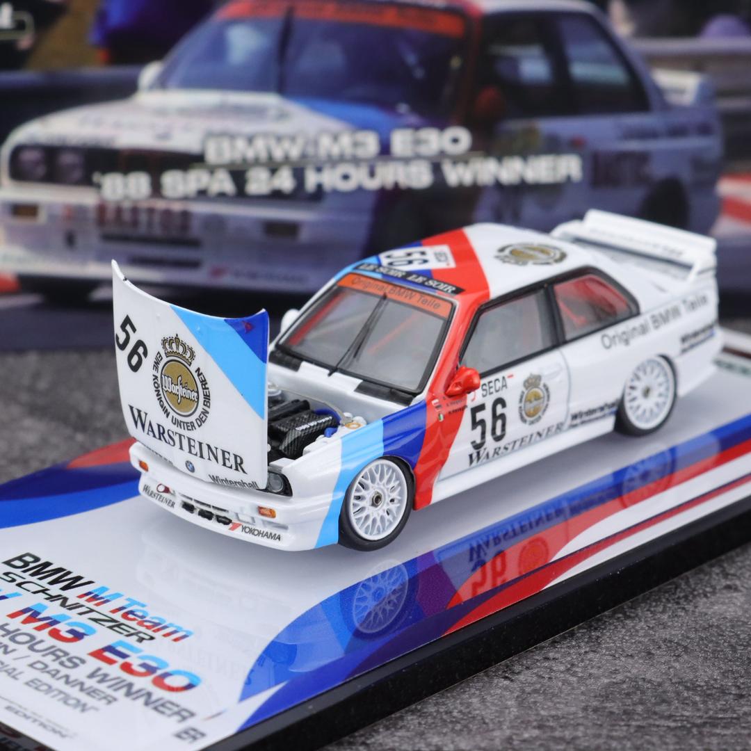 Mortal 1:64 BMW M3 E30 1988 SPA 24hrs Winner APA Expo exclusive