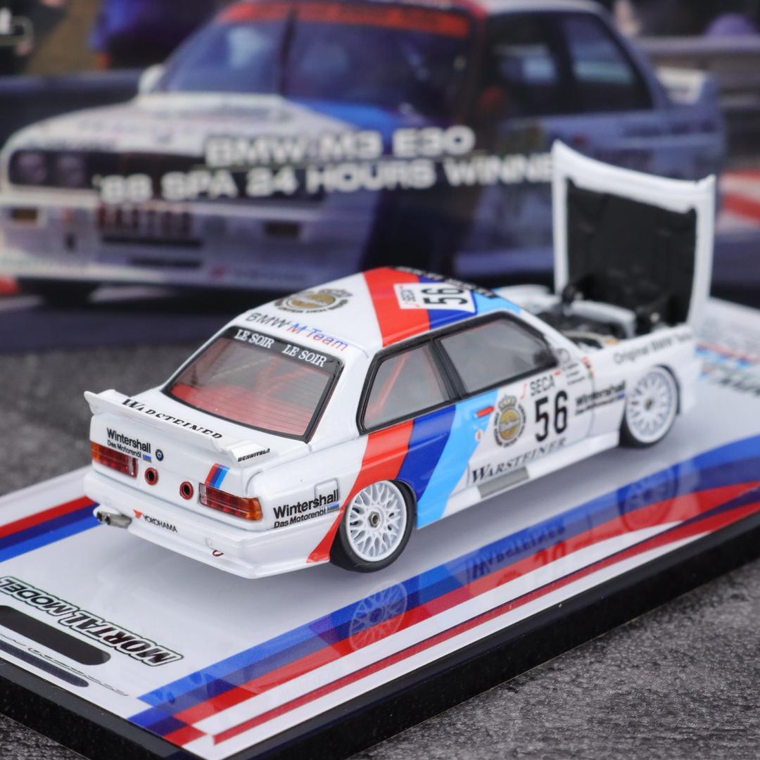 Mortal 1:64 BMW M3 E30 1988 SPA 24hrs Winner APA Expo exclusive