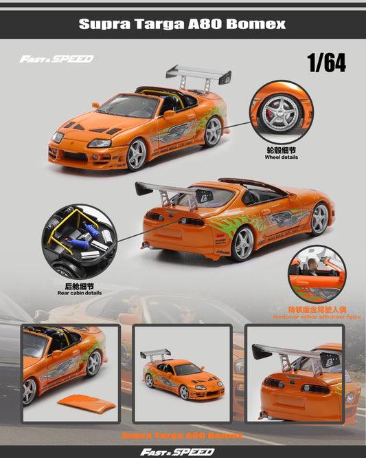 Fast & Speed 1:64 Toyota Supra Fast and Furious