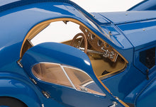 Load image into Gallery viewer, AUTOart 1:18 1938 BUGATTI 57 SC ATLANTIC - BLUE WITH BLUE METAL WIRE-SPOKE WHEELS