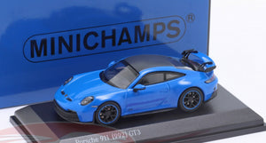 Minichamps 1/64 Porsche 911 (992) GT3 Blue
