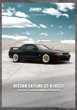 Load image into Gallery viewer, Inno64 1/64 Nissan Skyline GT-R (R32) The Diecast Company Special Edition in Matte Black