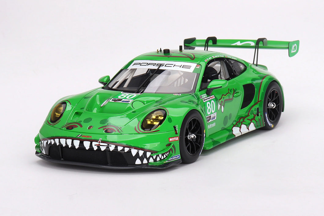 Top Speed 1:18 Porsche 911 GT3 R AO Racing Rexy #80 GTD 2023 12h Sebring