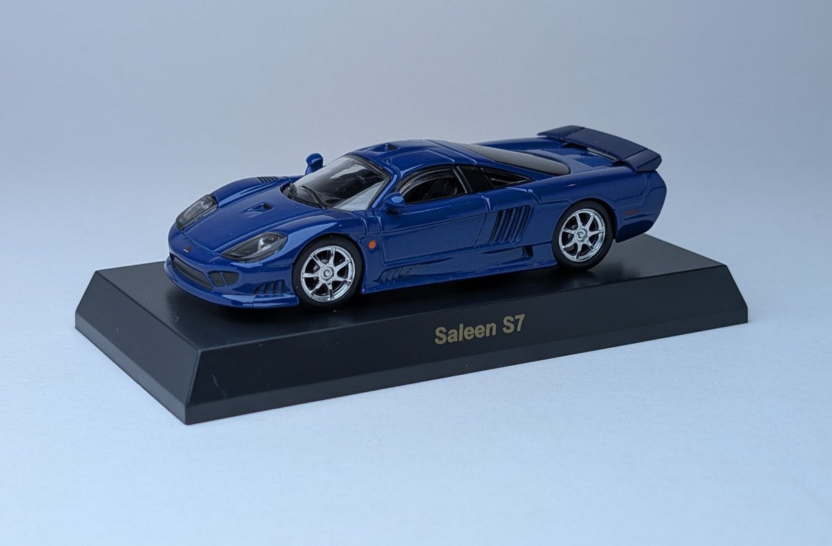 KYOSHO 1:64 USA Sports Car Minicar Collection Saleen S7 (Blue)
