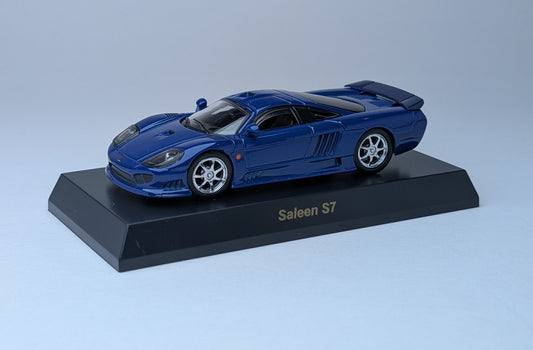 KYOSHO 1:64 USA Sports Car Minicar Collection Saleen S7 (Blue)