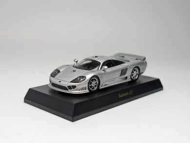 KYOSHO 1:64 USA Sports Car Minicar Collection Saleen S7 Silver