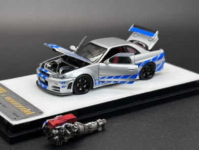 PGM 1:64 Nissan Skyline GT-R Nismo Z-tune 2 Fast 2 Furious