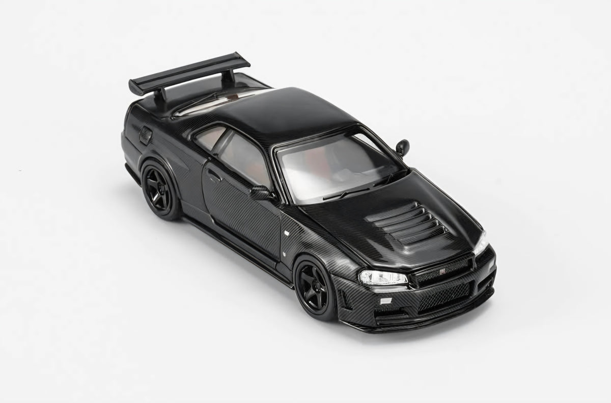 Motorhelix 1:64 Nissan Skyline GT-R (R34) Full Carbon