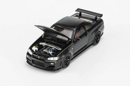 Motorhelix 1:64 Nissan Skyline GT-R (R34) Full Carbon