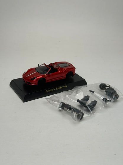 KYOSHO 1:64 Ferrari Scuderia Spider 16M (Chrome Red)