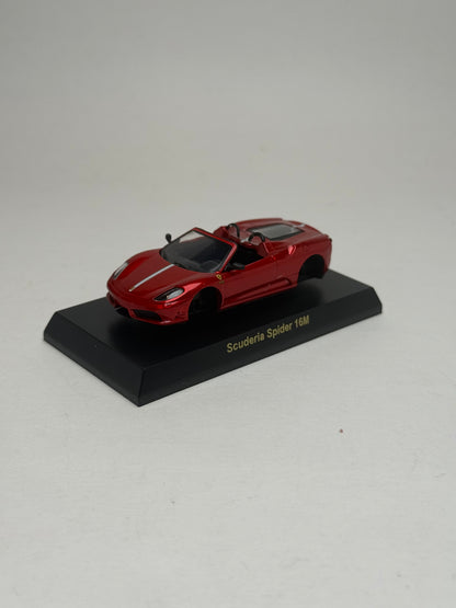 KYOSHO 1:64 Ferrari Scuderia Spider 16M (Chrome Red)