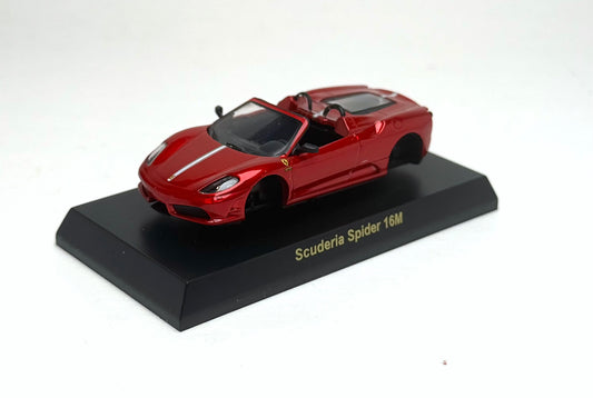 KYOSHO 1:64 Ferrari Scuderia Spider 16M (Chrome Red)