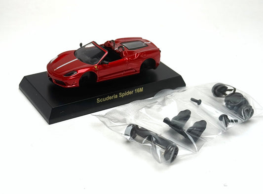 KYOSHO 1:64 Ferrari Scuderia Spider 16M (Chrome Red)