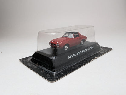 Kyosho 1:64 Miniature Collection Toyota Sports800 (UP15) 1965 (Red)