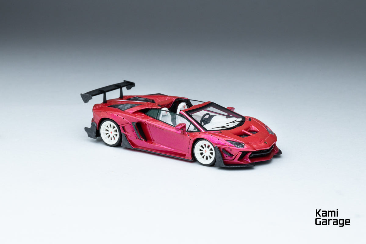Kami Garage x Stradman 1:64 LBWK Aventador Roadster Limited Edition ...