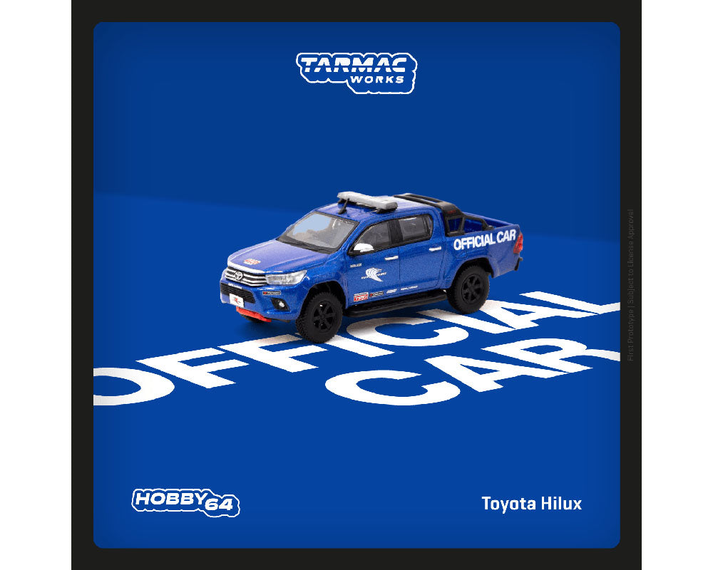 (Preorder) Tarmac Works 1:64 Toyota Hilux Fuji Speedway Official Car- Blue – Hobby64