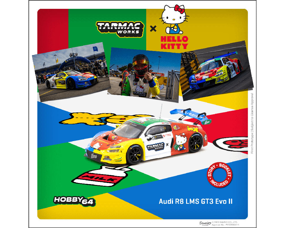 Tarmac Works 1:64 Audi R8 LMS GT3 Evo II Macau GT Cup 2022 Uno Racing – Adderly Fong- Hobby64